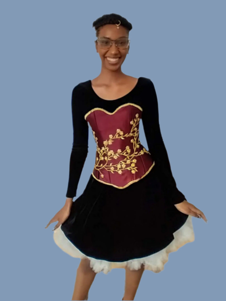 The Plum Blossom Corset (Deposit)