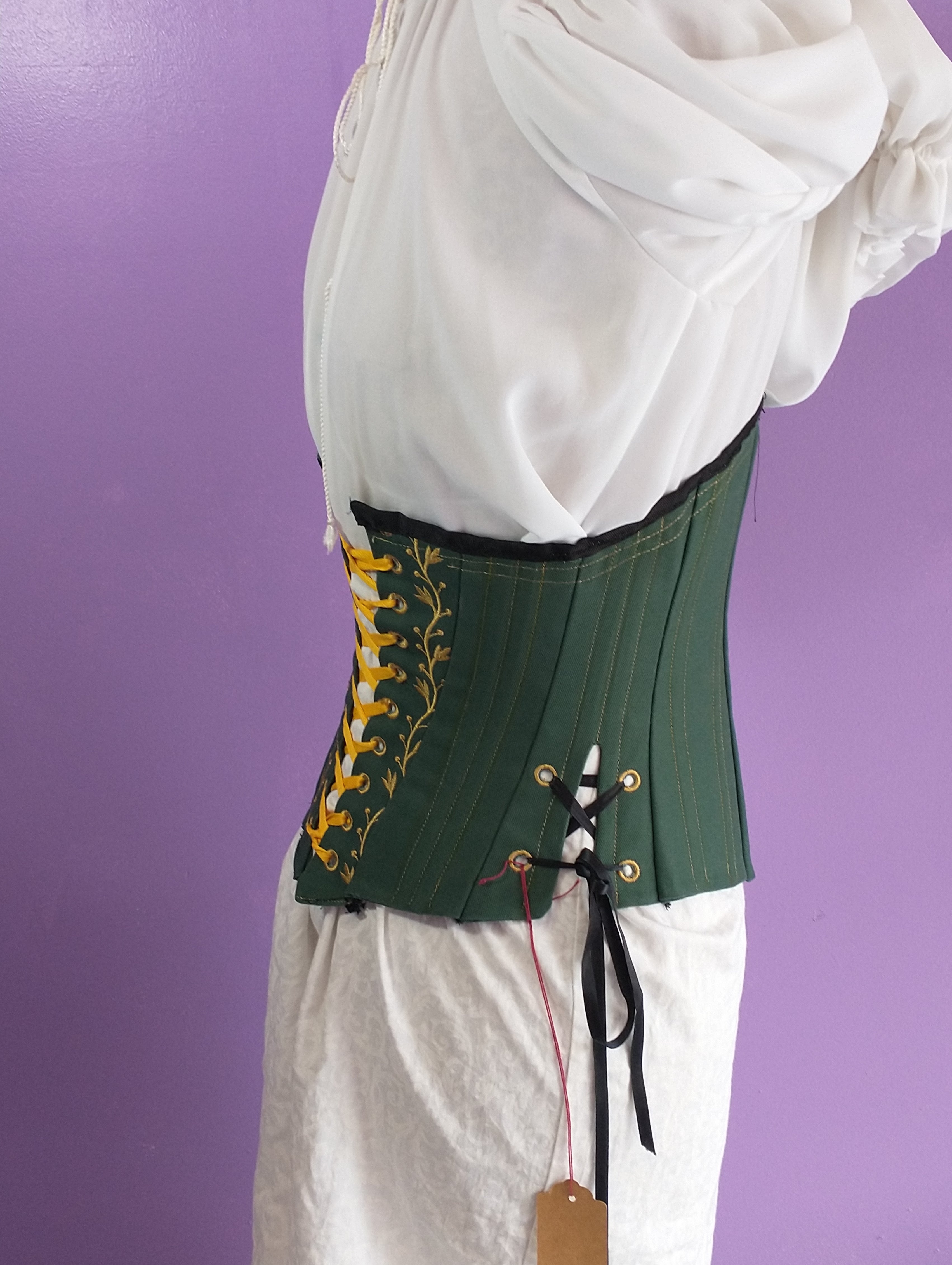 Front laced Underbust Corset
