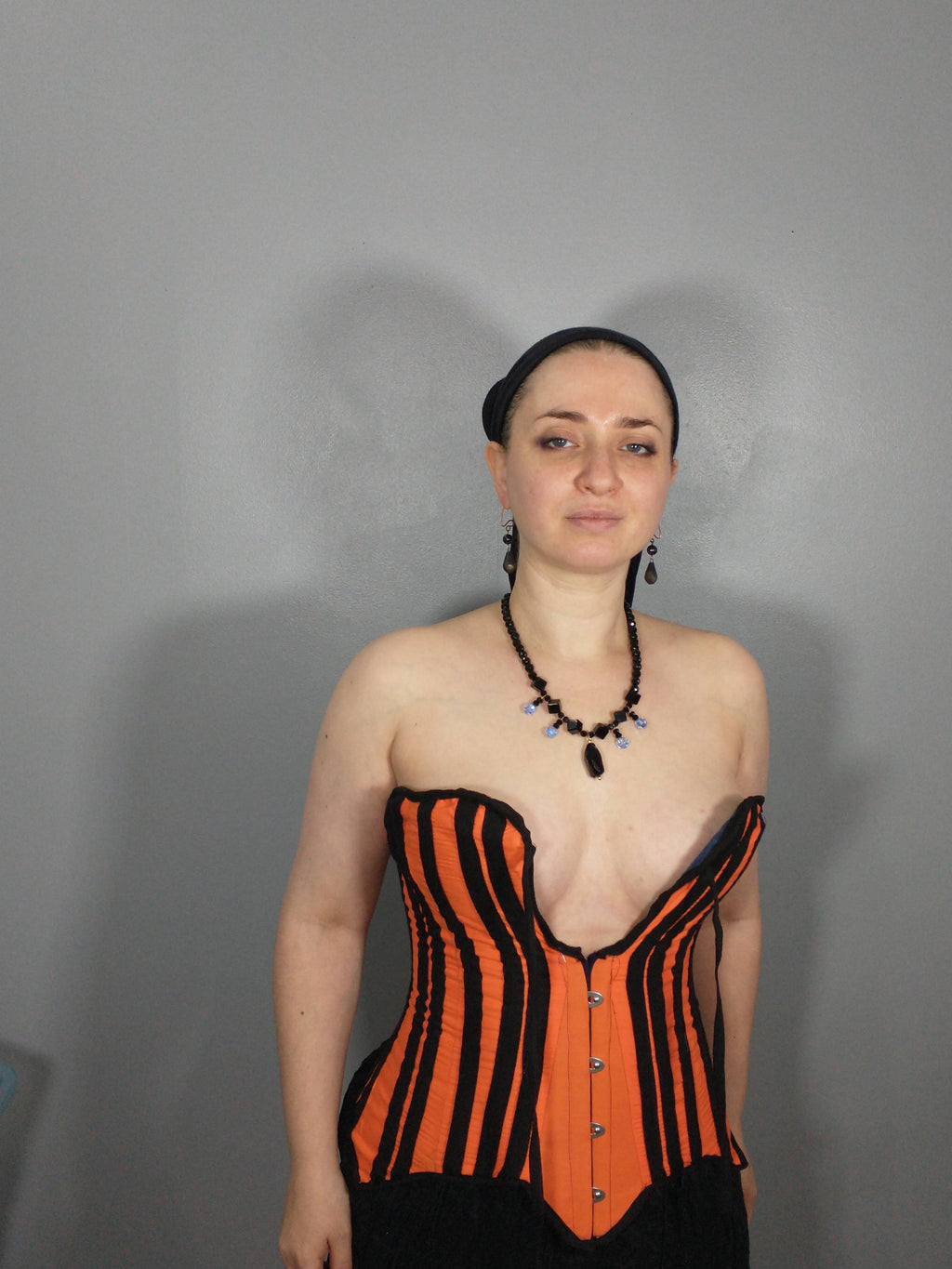Cotton Plunge Corset