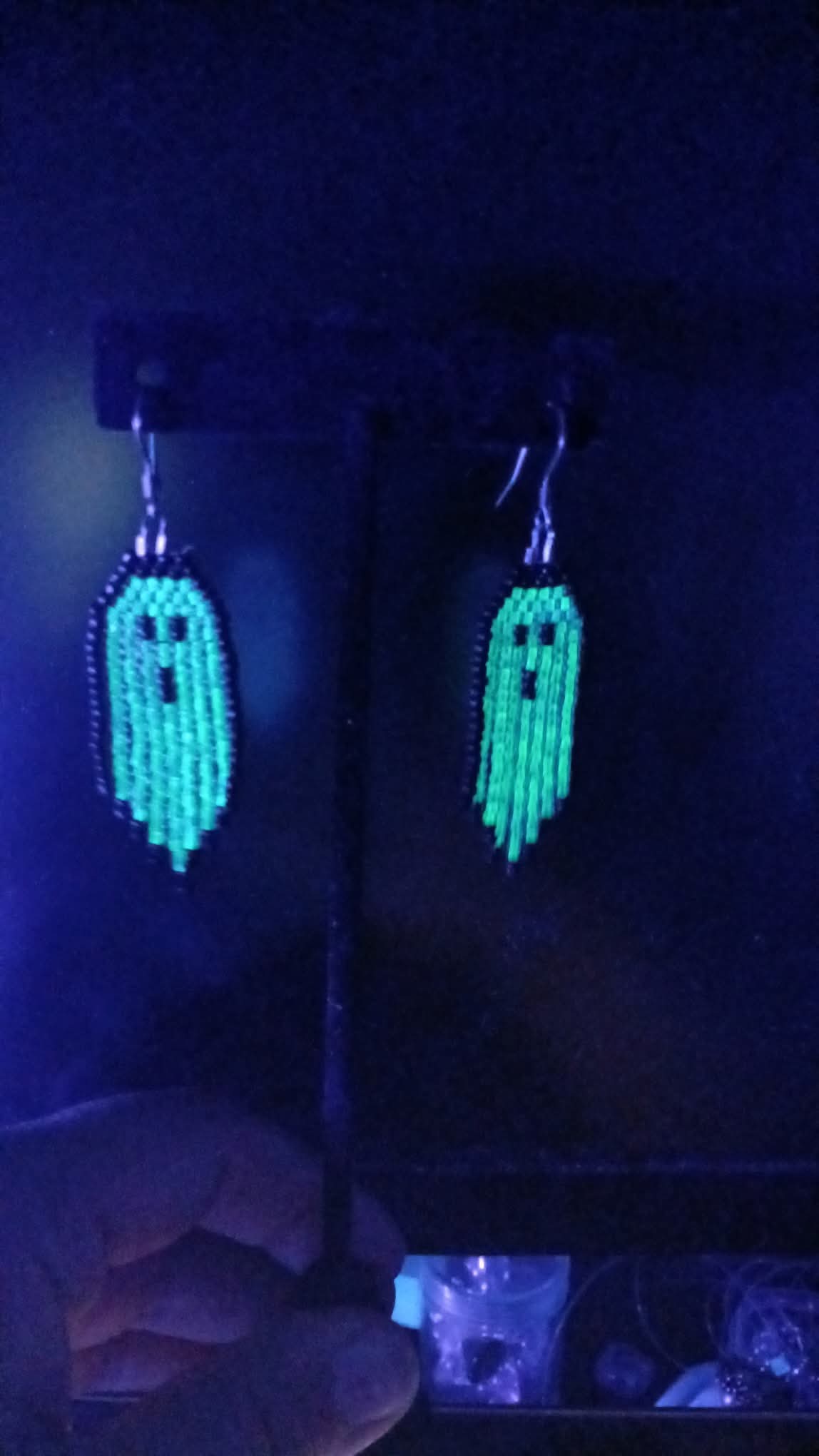 GLOWING GHOST EARRINGS